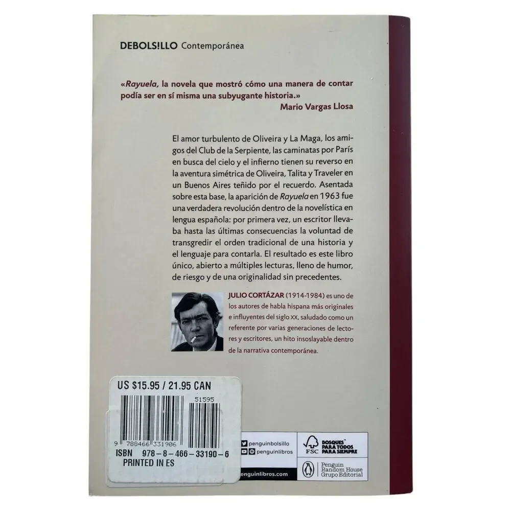 Rayuela by Julio Cortázar Spanish Edition Paperback Novel